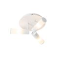 Plafonnier De Salle De Bain Moderne Blanc 3 Lumières Ip44 - Bath