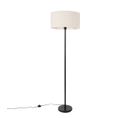 Lampadaire Noir Avec Abat-jour Gris Clair 50 Cm - Simplo