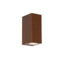 Applique D'extérieur Moderne En Plastique Marron Rouille 2 Lumières - Baleno