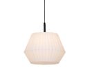 Lampe Suspendue D'extérieur Noire Avec Abat-jour Blanc 45,6 Cm Ip44 - Robbert