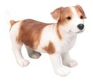 Chien Jack Russel En Résine 39 X 18 X 26 Cm Brun