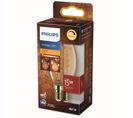 Ampoule LED Flamme E14 - 15w Blanc Chaud Ambré - Compatible Variateur - Verre