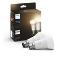 Hue White - Ampoule LED Connectée 9,5w - B22 - Compatible Bluetooth - Pack De 2