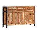 Buffet 120x35x75 Cm Bois D'acacia Solide