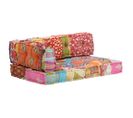 Pouf Patchwork Tissu