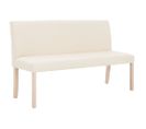 Banc 139,5 Cm Crème Polyester