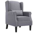 Fauteuil Gris Foncé Tissu