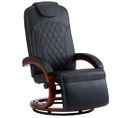 Fauteuil Inclinable TV Noir Similicuir