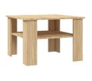 Table Basse Chêne Sonoma 60x60x42 Cm Aggloméré