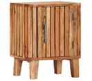 Table De Chevet 40 X 30 X 50 Cm Bois D'acacia Massif