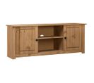 Meuble TV 120x40x50 Cm Bois De Pin Massif Gamme Panama