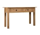 Table Console 110x40x72 Cm Pin Solide Gamme Panama