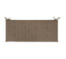 Coussin De Banc De Jardin Taupe 120x50x3 Cm Tissu Oxford