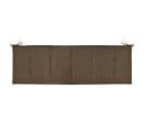 Coussin De Banc De Jardin Taupe 150x50x3 Cm Tissu Oxford