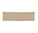 Coussin De Banc De Jardin Beige 180x50x3 Cm Tissu Oxford