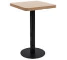 Table De Bistro Marron Clair 50x50 Cm Mdf