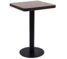 Table De Bistro Marron Foncé 50x50 Cm Mdf