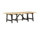 Table Basse Extensible 160x70x45 Cm Bois De Manguier Massif