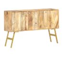 Buffet 118x30x75 Cm Bois De Manguier Massif