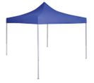 Tente De Réception Pliable Professionnelle 2x2 M Acier Bleu