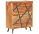 Buffet 60x30x75 Cm Bois D'acacia Massif