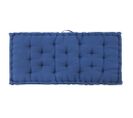 Coussin De Plancher De Palette Coton 120x80x10 Cm Bleu Clair