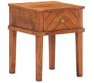 Table De Chevet 40x40x50 Cm Bois D'acacia Massif