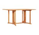 Table Pliable De Jardin Papillon 150x90x75 Cm Bois Teck Solide