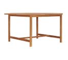 Table De Jardin 150x150x75 Cm Bois De Teck Solide