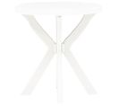 Table De Bistro Outdoor - Ø70 Cm - Blanc