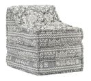 Pouf Modulaire Gris Clair Tissu