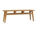 Meuble TV 120x35x45 Cm Bois De Teck Massif