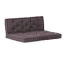 Coussins De Plancher De Palette 2 PCs Coton Anthracite