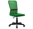 Chaise De Bureau Vert 44x52x100 Cm Tissu En Maille