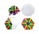 Scope - Ensemble De 600 Pièces Transparentes En Couleur - Set De Classe - Jeu Montessori