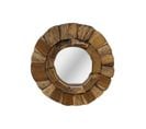 Miroir Mural - Teck Naturel 40*40*4cm