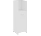 Armoire De Salle De Bain Blanc 30x30x95 Cm Aggloméré