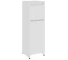 Armoire De Salle De Bain Blanc 30x30x95 Cm Aggloméré