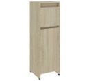 Armoire De Salle De Bain Chêne Sonoma 30x30x95 Cm Aggloméré