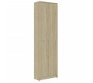 Vidaxl Garde-robe De Couloir Chêne Sonoma 55x25x189 Cm Aggloméré Armoire Haute Meuble De Rangement