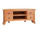 Meuble TV 100x40x45 Cm Bois D'acajou Massif