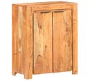 Buffet 59x33x75 Cm Bois D'acacia Massif