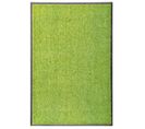 Paillasson Lavable Vert 60x90 Cm