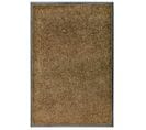 Paillasson Lavable Marron 60x90 Cm