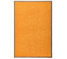 Paillasson Lavable Orange 60x90 Cm