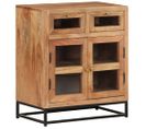 Buffet 60x35x70 Cm Bois D'acacia Massif