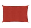 Voile D'ombrage 160 G/m² Rouge 3,5x4,5 M Pehd