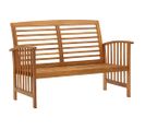 Banc De Jardin 119 Cm Bois D'acacia Solide