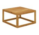 Table Basse 68x68x29 Cm Bois D'acacia Solide