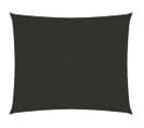 Voile D'ombrage Tissu Oxford Rectangulaire 4x5 M Anthracite